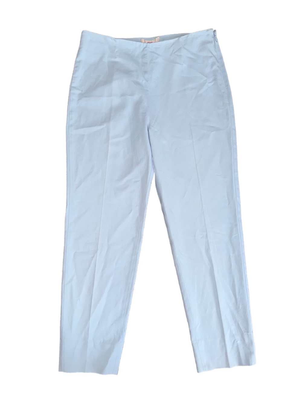Leggiadro Light Blue Pants with Pink Logo Trim